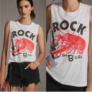 Anthropologie Letluv B52’s Graphic Band Tank